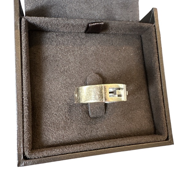 Gucci G ring with diamonds - White gold - Picture 4 of 7